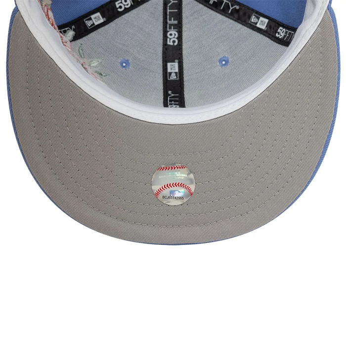 NEW ERA LA Dodgers MLB Floral Blue 59FIFTY Fitted Cap