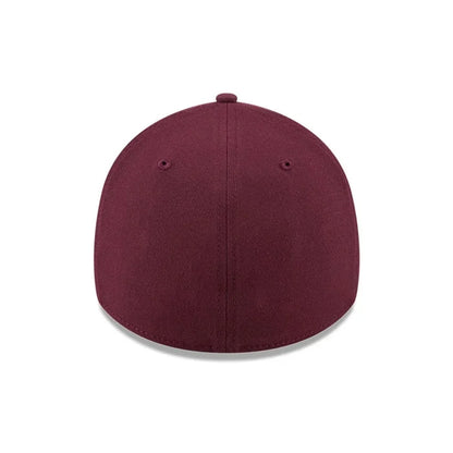 NEW ERA LA Dodgers MLB Frosted Rust Dark Red 39THIRTY Stretch Fit Cap