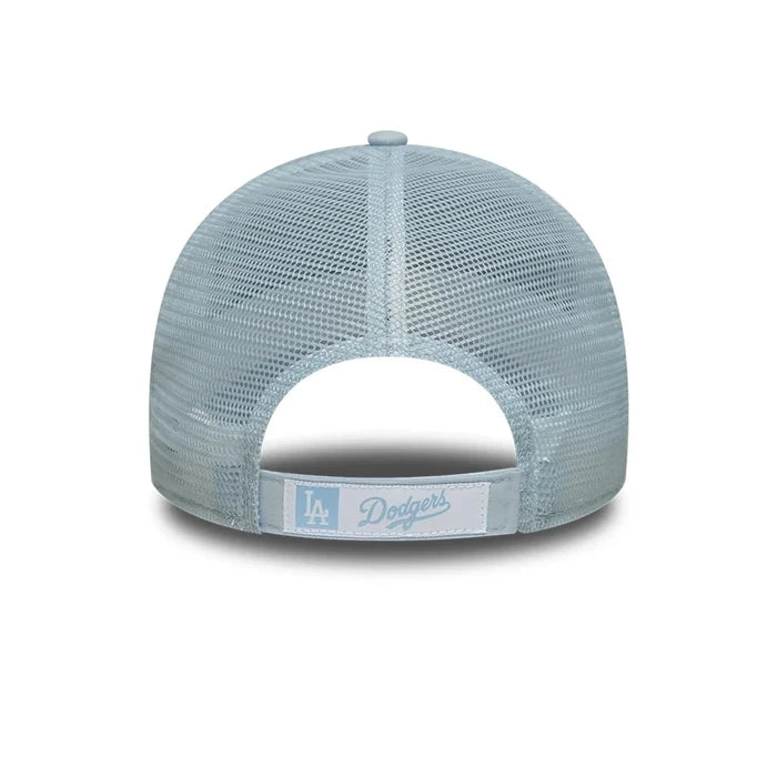 NEW ERA LA Dodgers MLB Homefield Pastel Blue 9FORTY Trucker Adjustable Cap