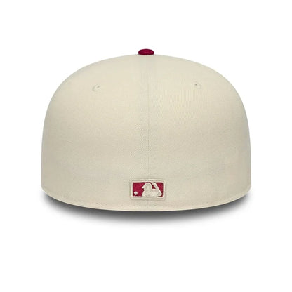 NEW ERA LA Dodgers MLB Paisley Visor Cream 59FIFTY Fitted Cap