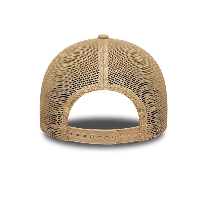 NEW ERA LA Lakers NBA Beige 9FORTY M-Crown A-Frame Trucker Adjustable Cap