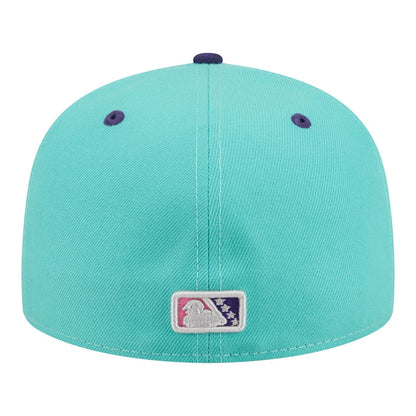 New Era Louisville Bats Turquoise/Purple Minor League Theme Nights 59FIFTY Fitted Hat