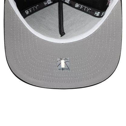 New Era Milwaukee Bucks NBA Hardwood Classic Black 9FIFTY A-Frame Snapback Adjustable Cap
