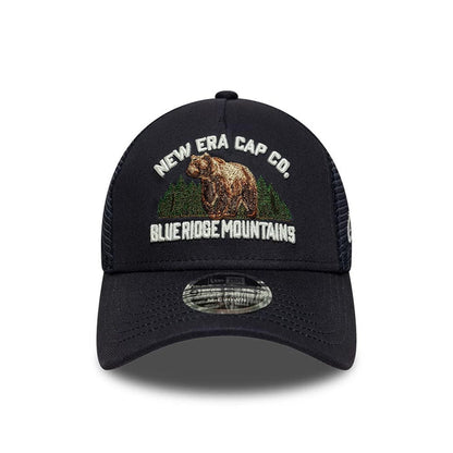 NEW ERA New Era Graphic Navy 9FORTY M-Crown A-Frame Trucker Adjustable Cap