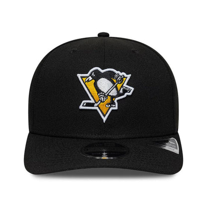 NEW ERA Pittsburgh Penguins NHL Team Black 9SEVENTY Adjustable Stretch Snap Cap