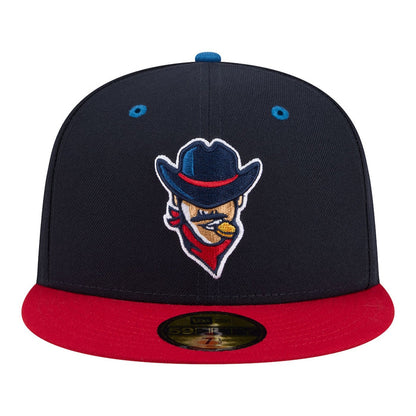 New Era Round Rock Express Navy/Red Minor League Theme Nights 59FIFTY Fitted Hat