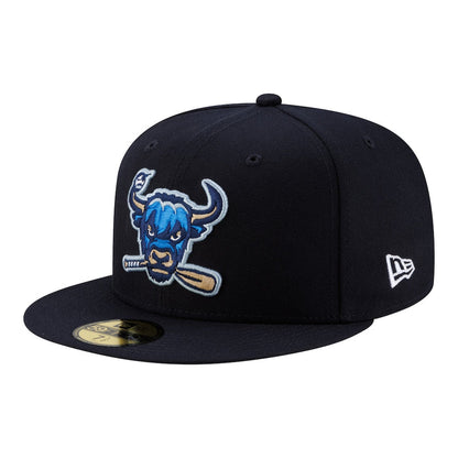 NEW ERA Salem Ridge Yaks Navy MiLB Authentic Collection 59FIFTY Fitted Cap