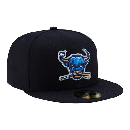 NEW ERA Salem Ridge Yaks Navy MiLB Authentic Collection 59FIFTY Fitted Cap