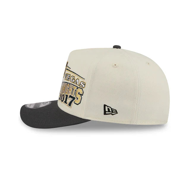 New Era Vegas Golden Knights NHL Chrome White Classic 9FIFTY A-Frame Snapback