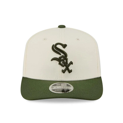 NEW ERA White Sox MLB Rifle Green 9SEVENTY Stretch Snap Adjustable Cap
