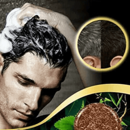 Organic Hair Darkening Soap