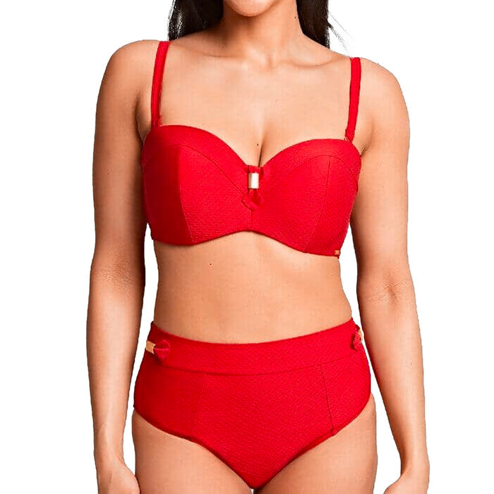 Panache Marianna High Waist Pant SW1595 Crimson Set