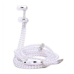 Pearl Necklace Earphone