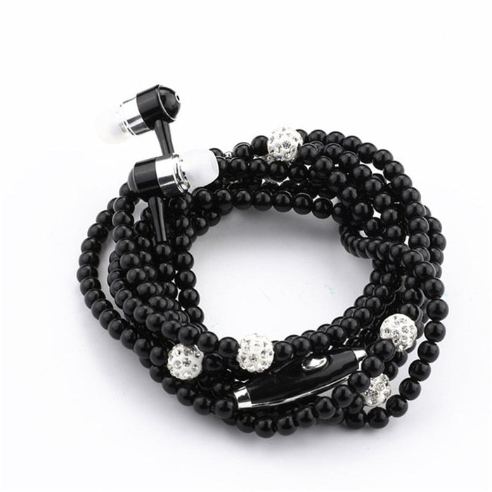 Pearl Necklace Earphone