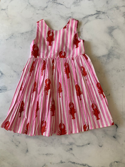 Pink Lobster Dress - Love Sam