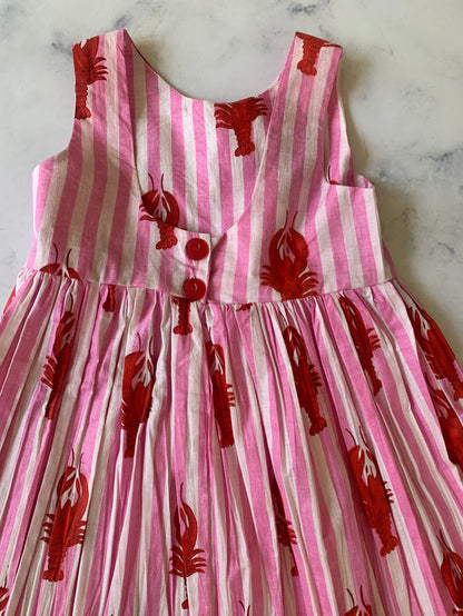 Pink Lobster Dress - Love Sam