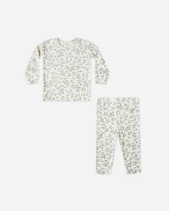 Quincy Mae Bamboo Pajama Set - Woodland