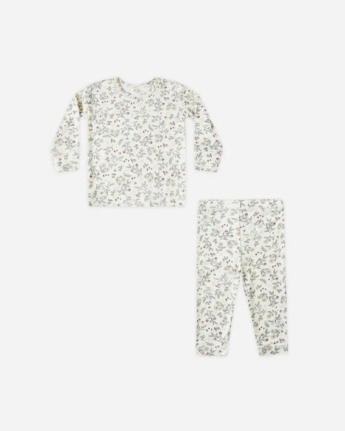 Quincy Mae Bamboo Pajama Set - Woodland