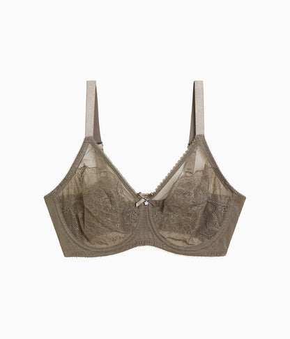 Retro Chic Full Figure Underwire Bra: Bungee Cord
