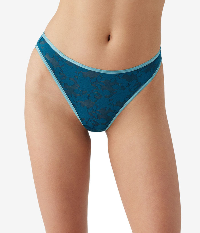 Shadow Scene Hi-Leg: Blue Coral