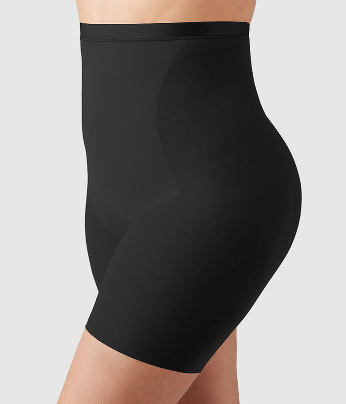 Shape Revelation® Hourglass Hi-Waist Thigh Shaper: Black
