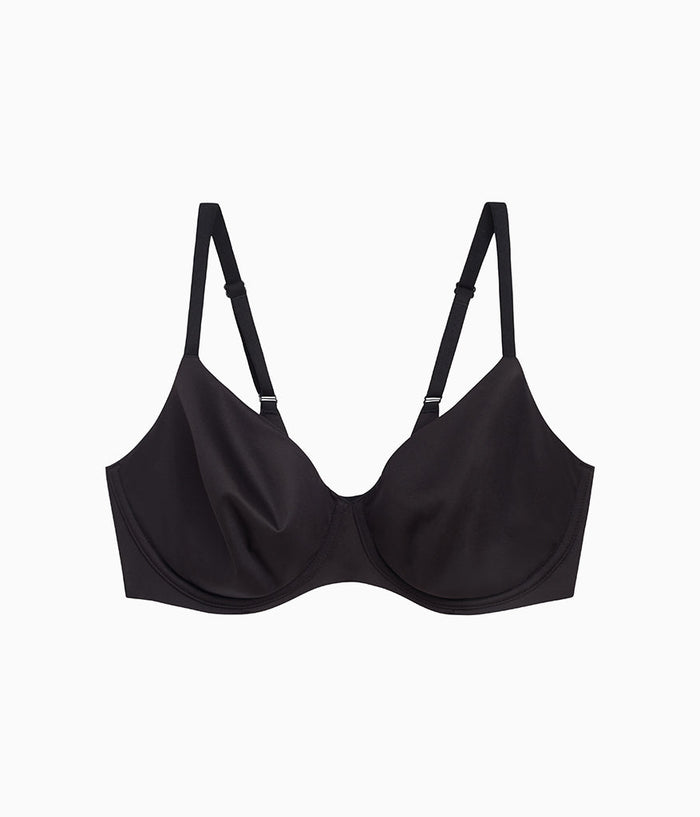 Sleek Standard Underwire Bra: Black