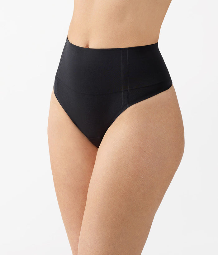 Smooth Series™ Shaping Thong: Black