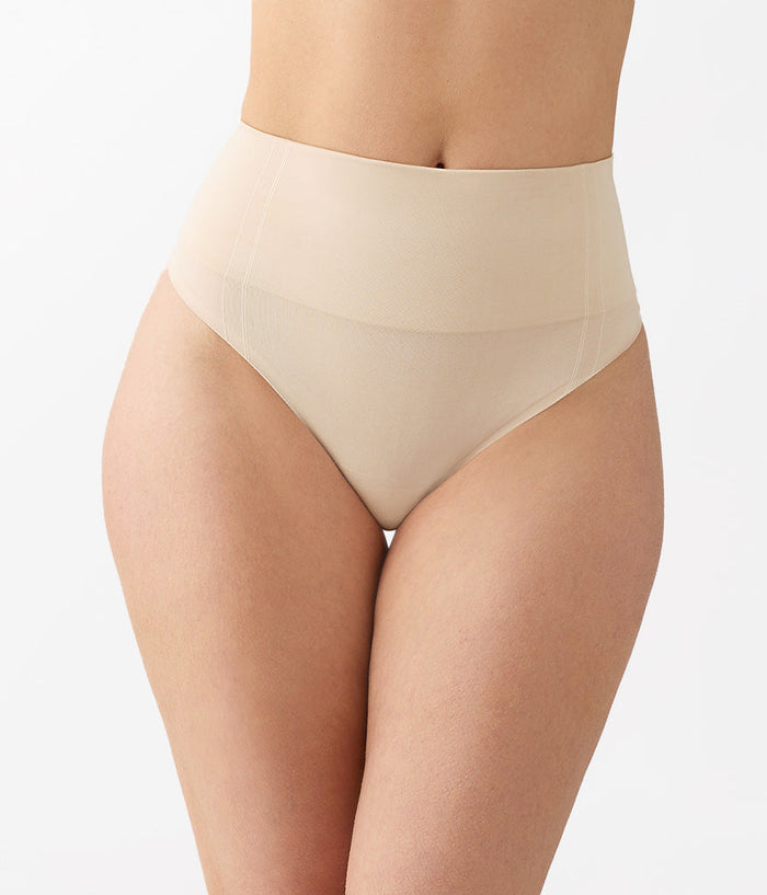 Smooth Series™ Shaping Thong: Sand