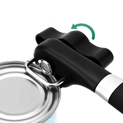 Stainless steel safe can opener