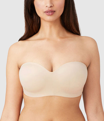 Staying Power Wire Free Strapless Bra: Sand