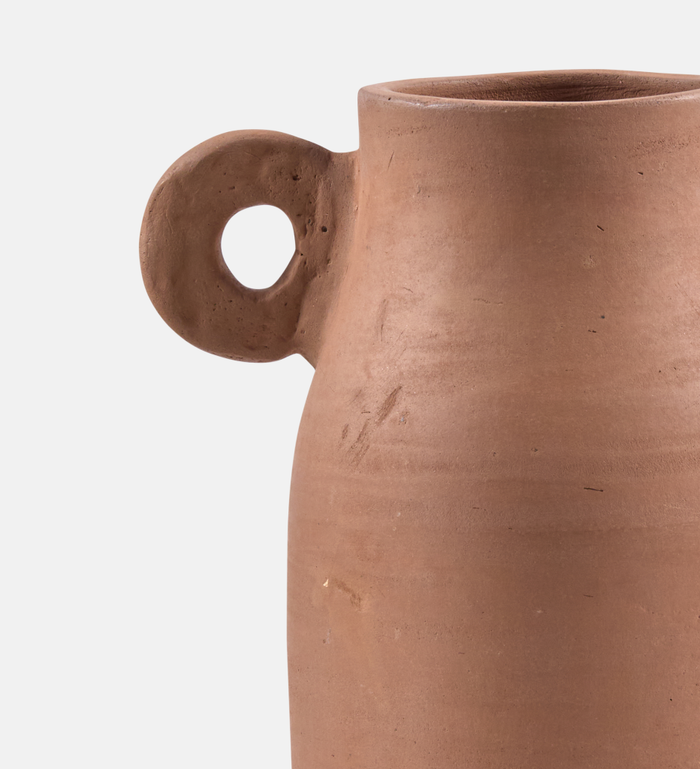 Sundew Terracotta Vessel With Handles (89625)