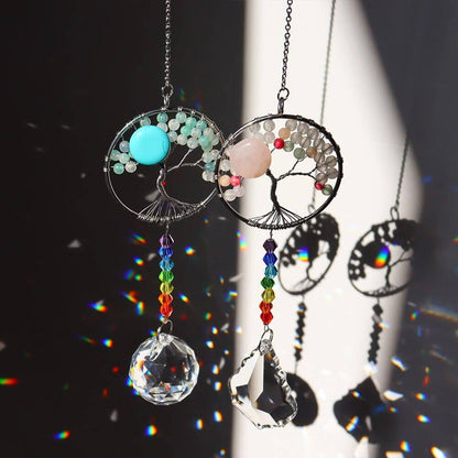 Tree of Life Crystal Sun Catcher