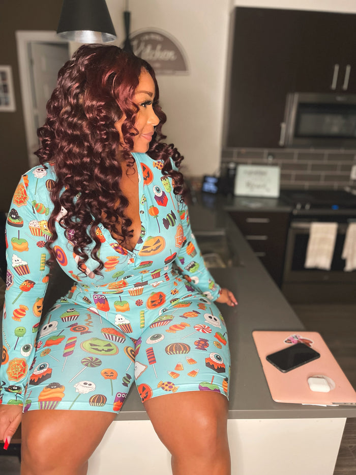Trick or Treat Halloween onesie - We Stay Pretty