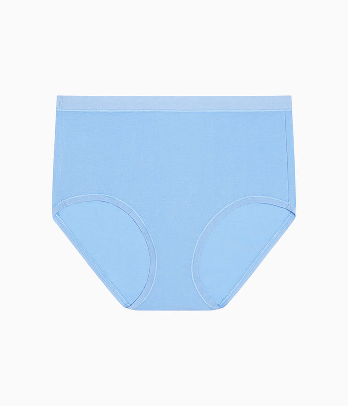 Understated Cotton Brief: Bel Air Blue