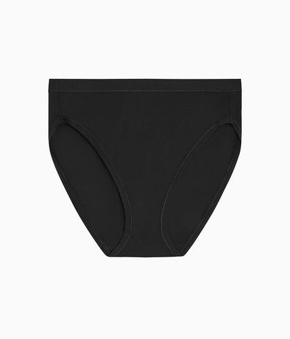 Understated Cotton Hi-Cut: Black