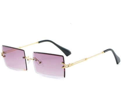 Urban Rimless Rectangular Sunglasses