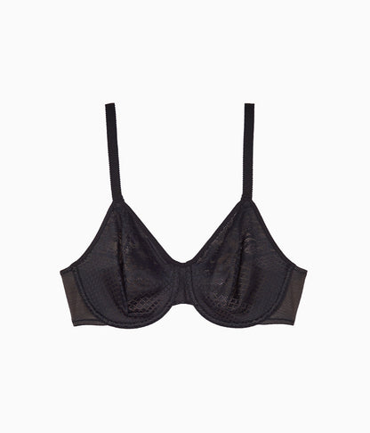 Visual Effects Minimizer Bra: Black