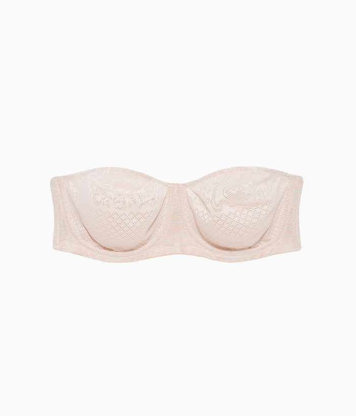 Visual Effects Strapless Minimizer Bra: Sand
