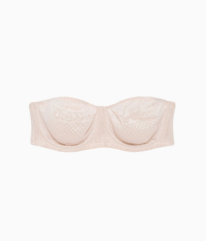 Visual Effects Strapless Minimizer Bra: Sand