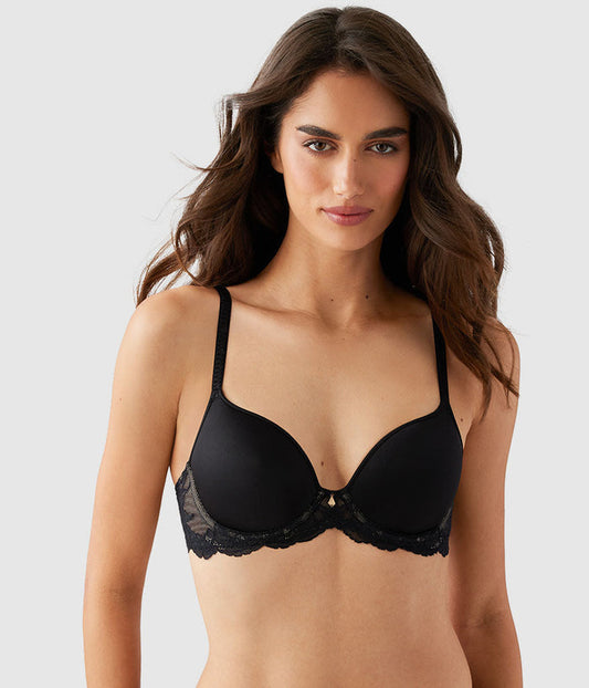 Vivid Attraction T-Shirt Bra: Black