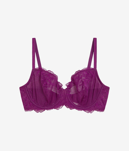 Vivid Attraction Underwire Bra: Dark Purple