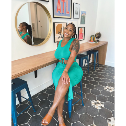 Weekend Ready ruched dress - We Stay Pretty