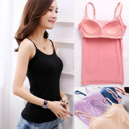 Women's Lined Cami Tank Tops